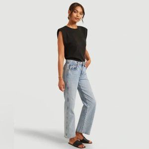 NWOT - Modern Citizen Flavia Padded Shoulder Tank Black (S)